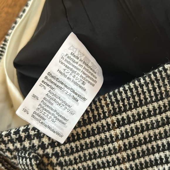 J. Crew High-rise tapered pant in Glen plaid size 00 - Picture 6 of 8